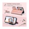 ULAK Compatible con iPhone 14 Plus Funda tipo cartera_4