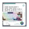 RK ROYAL KLUDGE H81 Junta de teclado mecánico montada_5