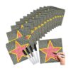 Juego de 100 hojas de calcomanías de estrella de cine