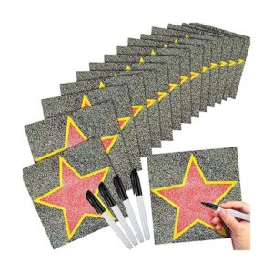 Juego de 100 hojas de calcomanías de estrella de cine