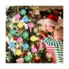 2 tiras de luces de Navidad de 5.5 pies 10 LED bonitas