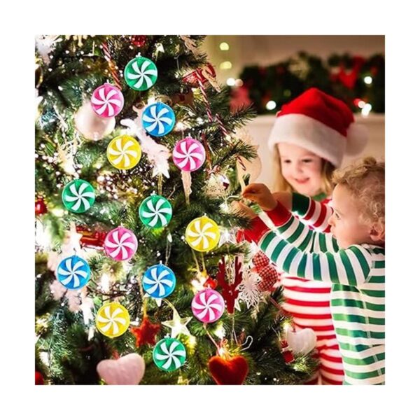 2 tiras de luces de Navidad de 5.5 pies 10 LED bonitas