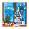 12 piezas de decoración de bandeja escalonada de Navidad