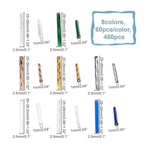 SUPERFINDINGS Aproximadamente 480 cuentas de cristal_2