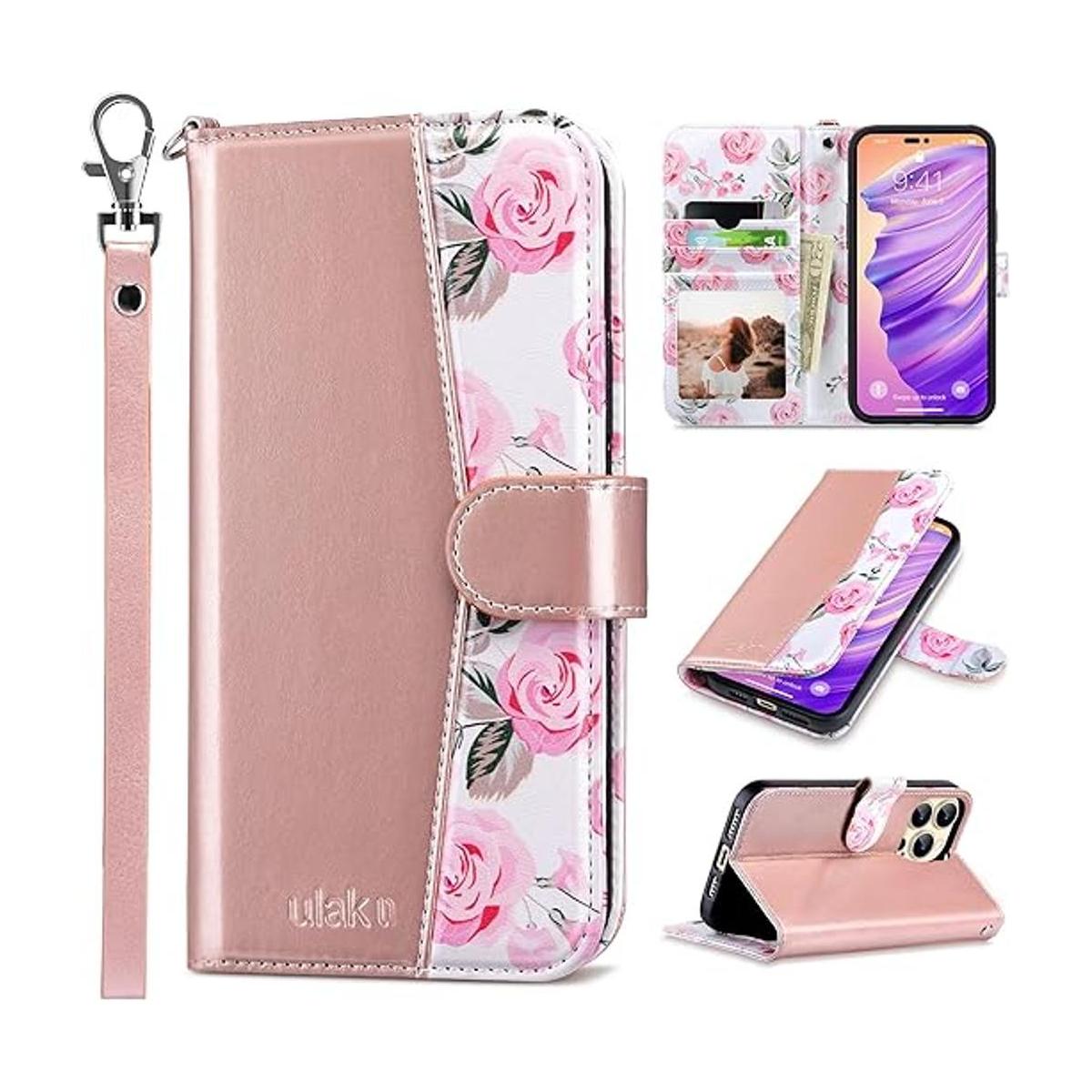 ULAK Compatible con iPhone 14 Pro Max Funda tipo cartera