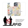 HAOPINSH Funda tipo cartera para iPhone 14 Pro Max con_4