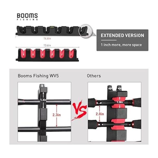 Booms Fishing WV5 Soporte horizontal para caña de pescar_4