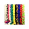 Boa de plumas de pavo chandelle rojo melocotón 2 yardas