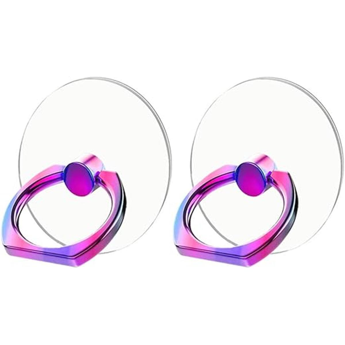 Kinizuxi Colorful Cell Phone Ring Holder Stand 2 Packs