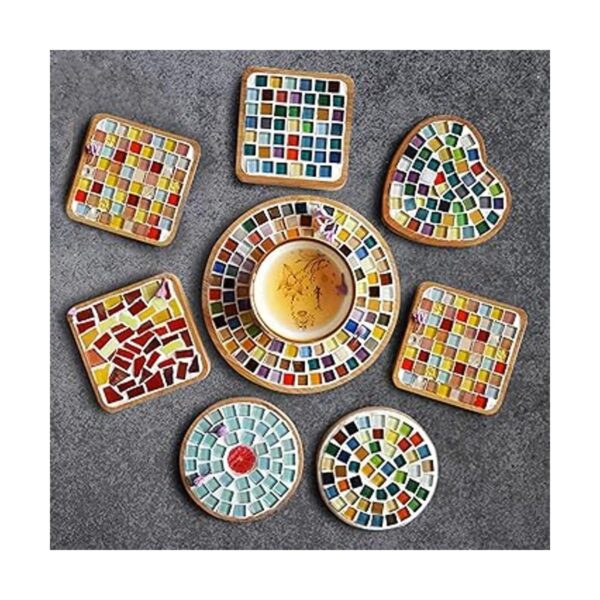 Azulejos de mosaico de cristal cuadrado de 1.1 libras