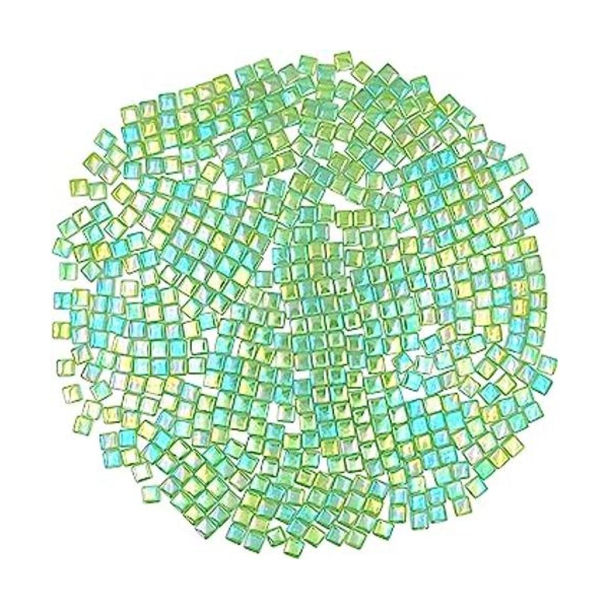 Azulejos de mosaico de cristal cuadrado de 1.1 libras