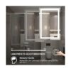 FTOTI Espejo LED de 24 x 32 pulgadas espejo de baño_4