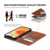 SHIELDON Funda tipo cartera para iPhone 12 5G funda de_3