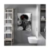 Lienzo afroamericano para pared estampado de moda de niña_3