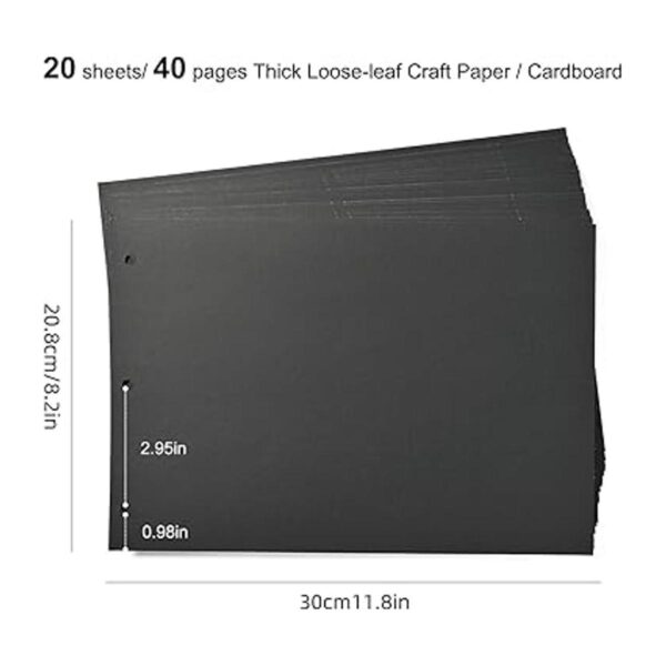 Photo Album Refill Pages for Giiffu DIY Scrapbook Photo_2