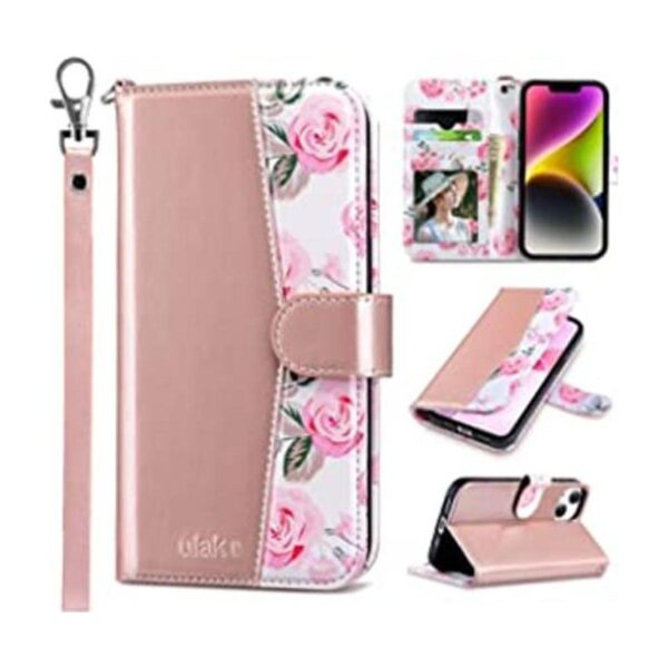 ULAK Compatible con iPhone 14 Funda tipo cartera para_1
