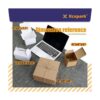 Xxcxpark 16 cajas de regalo de papel kraft blanco de 8 x 8_3