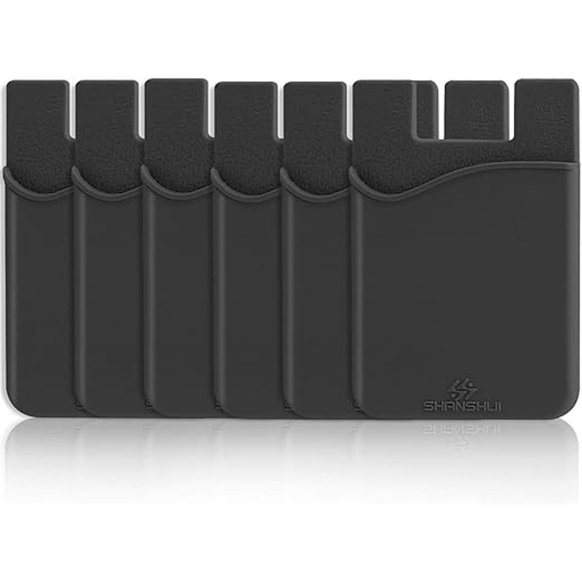 SHANSHUI Tarjetero para funda de teléfono paquete de 6