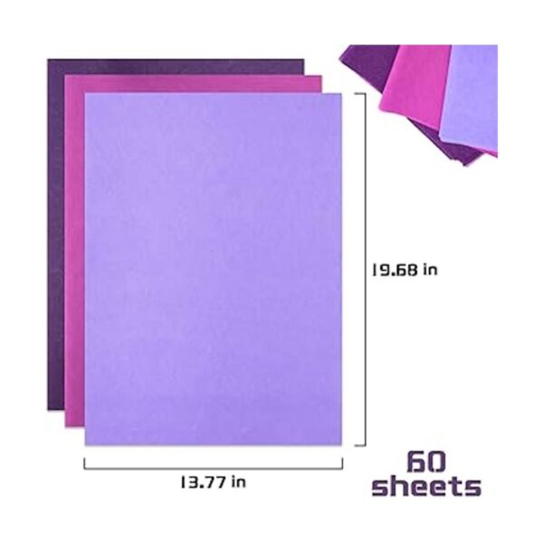 MR FIVE 60 hojas de papel de seda de regalo a granel 20 x_3