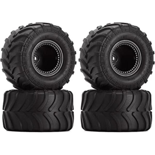 INJORA Monster Truck Juego de neumáticos negros para_1