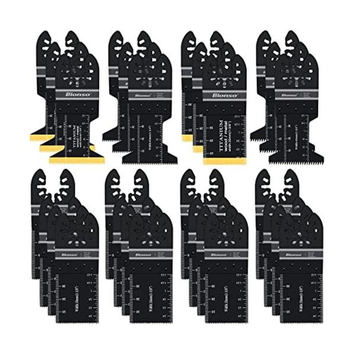 Bionso 28PCS Oscillating Saw Blades Professional