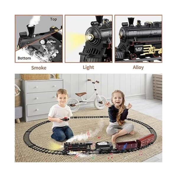 Juego de tren con control remoto pista eléctrica de tren