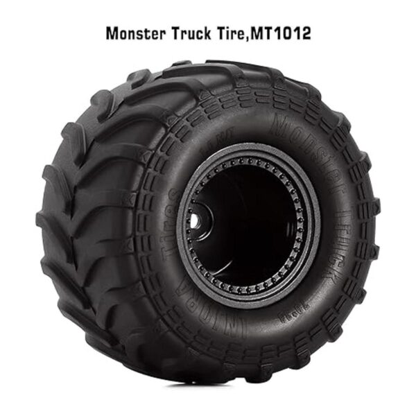 INJORA Monster Truck Juego de neumáticos negros para_2