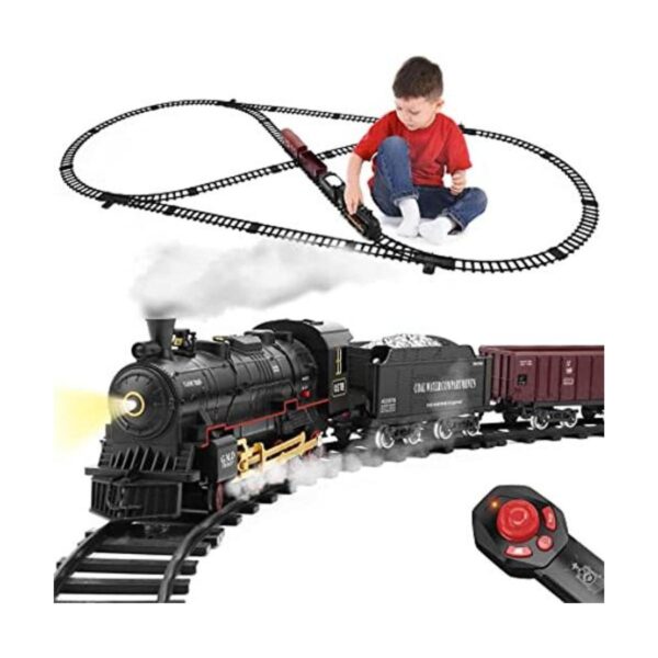Juego de tren con control remoto pista eléctrica de tren