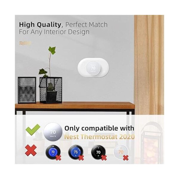 Compatible con Google Nest Thermostat 2020 cubierta de