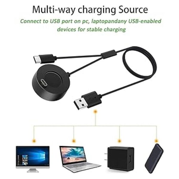 Cargador 2 en 1 compatible con Garmin Vivoactive 44S3_6