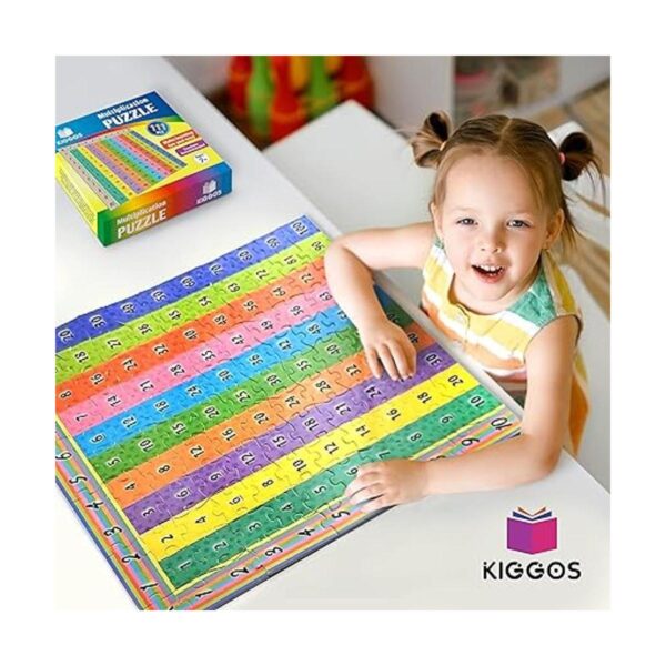 Tabla de rompecabezas multiplicación de 11 x 14 pulgadas