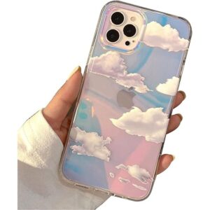 IMGAEINAR Bonita funda transparente holográfica diseñada_1