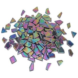Youway Style Azulejos de mosaico de vidrio negro_1