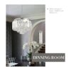 Cargifak Candelabro de cristal candelabro moderno de 4_4