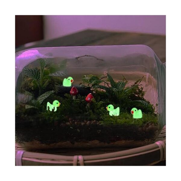Mini patos de resina 100 patos pequeños luminosos de