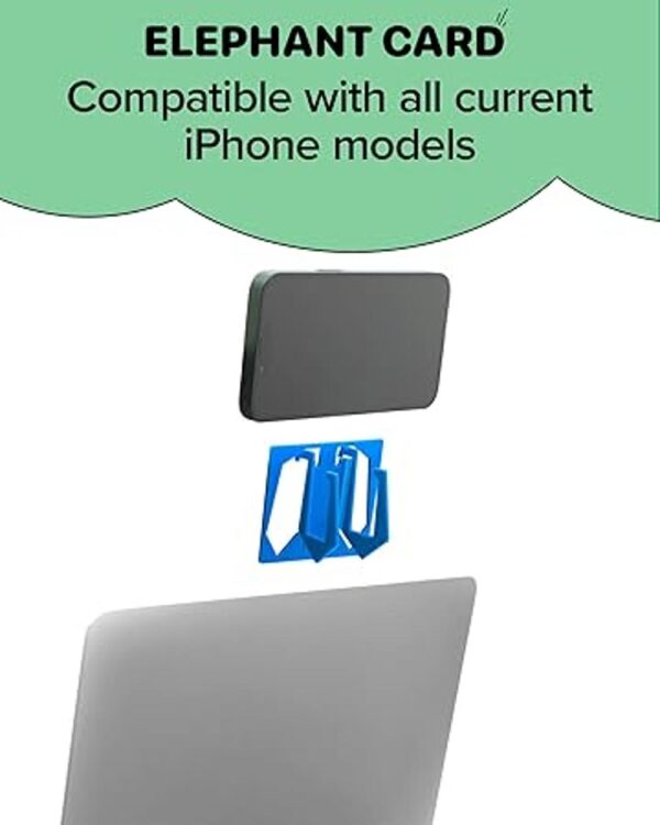 Elephant Card Blue Mount for iPhone Credit Card Size_5