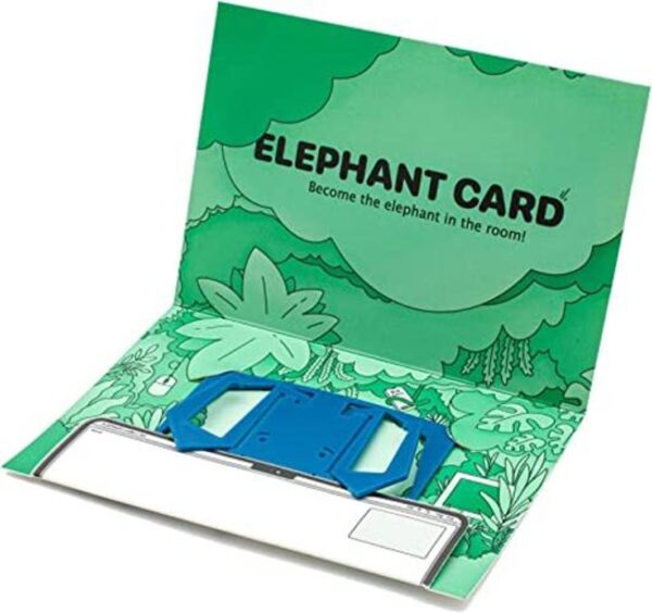 Elephant Card Blue Mount for iPhone Credit Card Size_1
