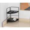 2 Tier Corner Bathroom Countertop Organizer Stackable_5