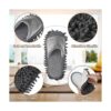 4 pares de pantuflas de microfibra para limpieza de