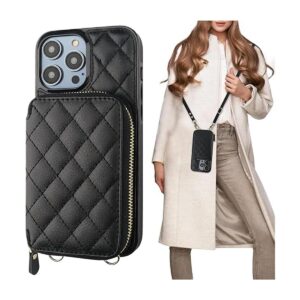 Bocasal Funda tipo cartera cruzada para iPhone 14 Pro con_1