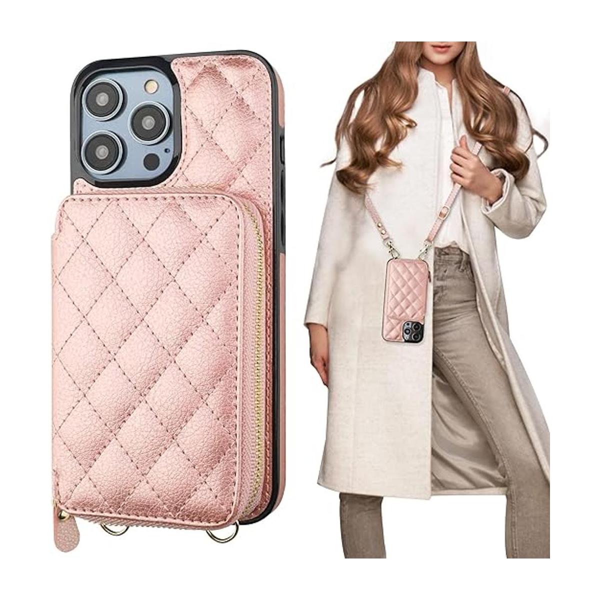 Bocasal Funda tipo cartera cruzada para iPhone 14 Pro Max