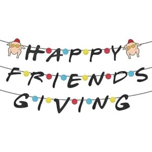 Decoraciones de fiesta Friendsgiving pancarta de regalo_1