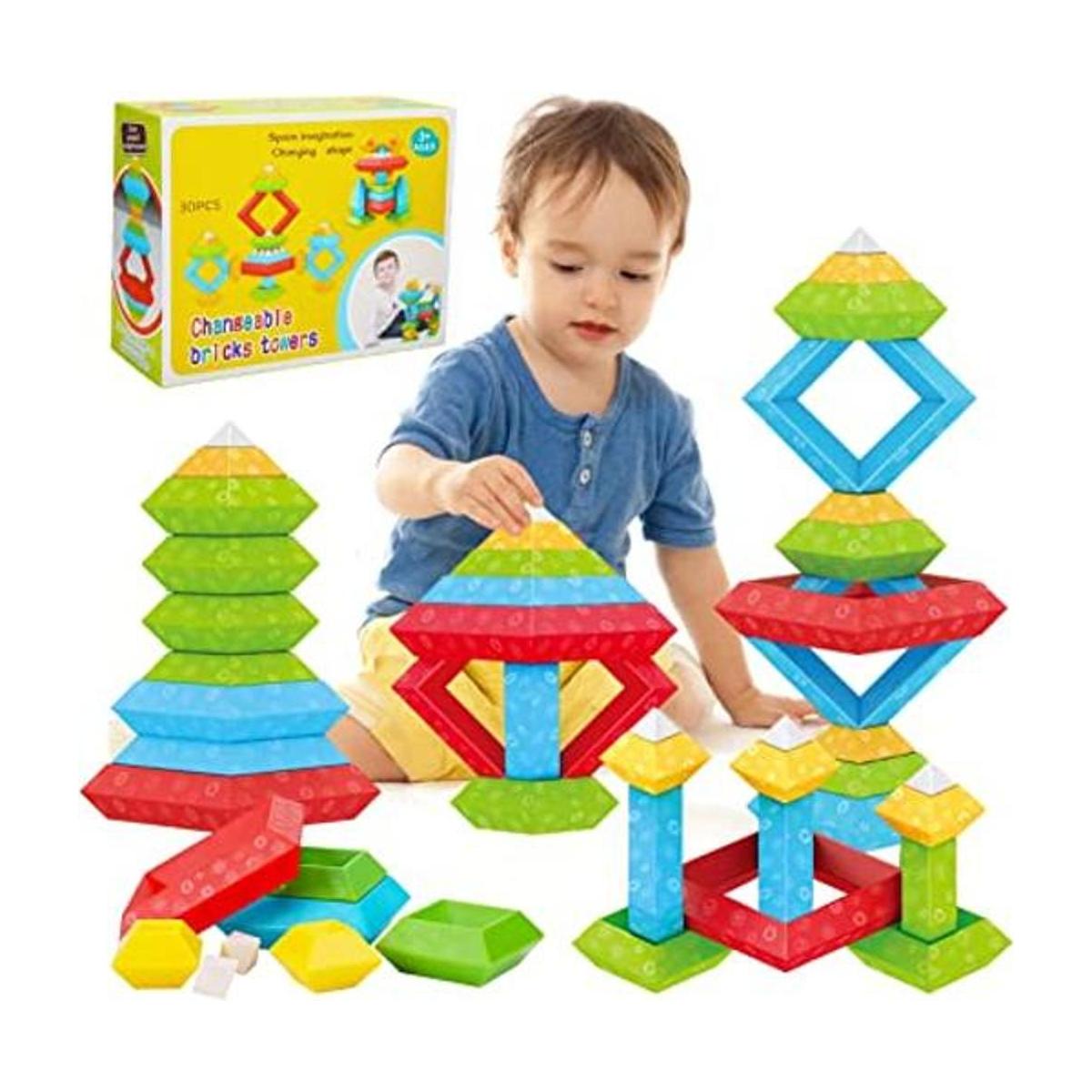 30 juguetes Montessori apilables juguetes sensoriales