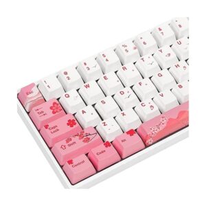 Juego de teclas Sakura de 104 PBT sublimación de tinte_1