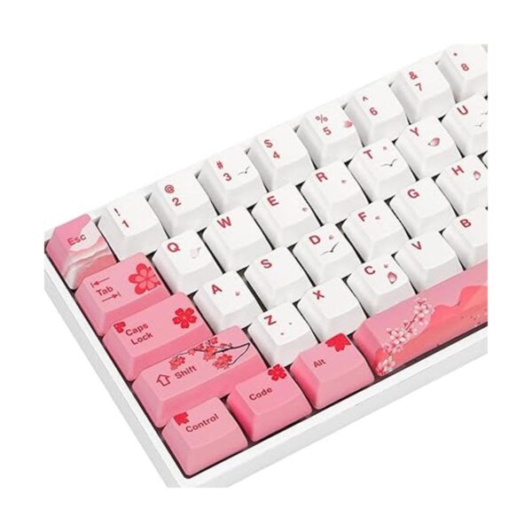 Juego de teclas Sakura de 104 PBT sublimación de tinte_1