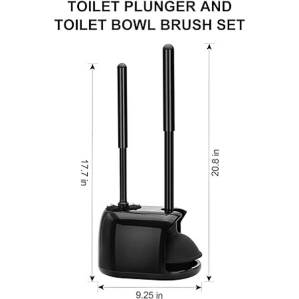 SetSail Juego de escobillas y émbolos de inodoro para baño_2