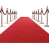 HOMBYS Alfombra roja extra gruesa para eventos 2.6 x 30