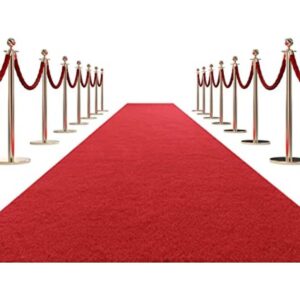 HOMBYS Alfombra roja extra gruesa para eventos 2.6 x 30