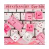 Juego de teclas Sakura de 104 PBT sublimación de tinte_4
