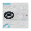 Tiras LED de luz negra de 6.6 pies 120 cuentas de_3
